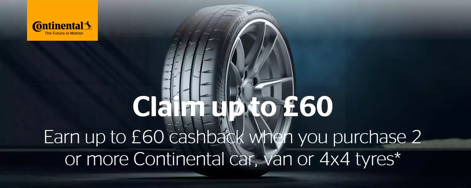 Continental tyres offer